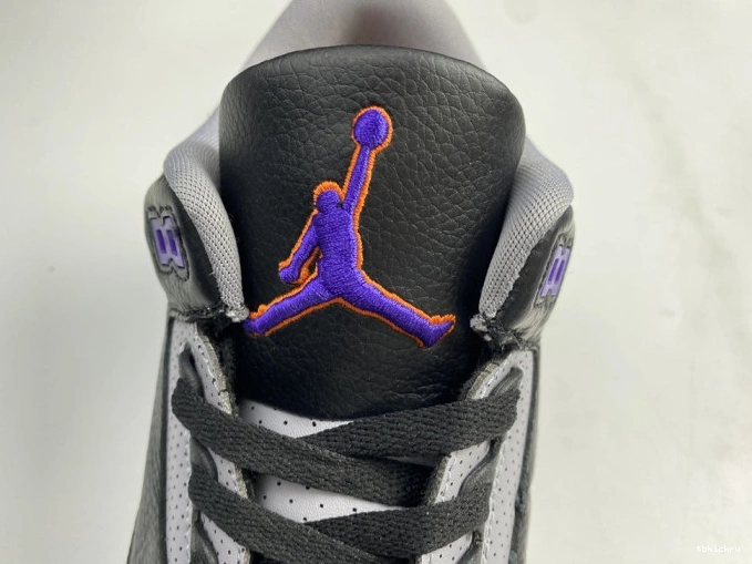 Rep TBK Black Court Air 050 Jordan Purple 3 CT8532 Retro 0709